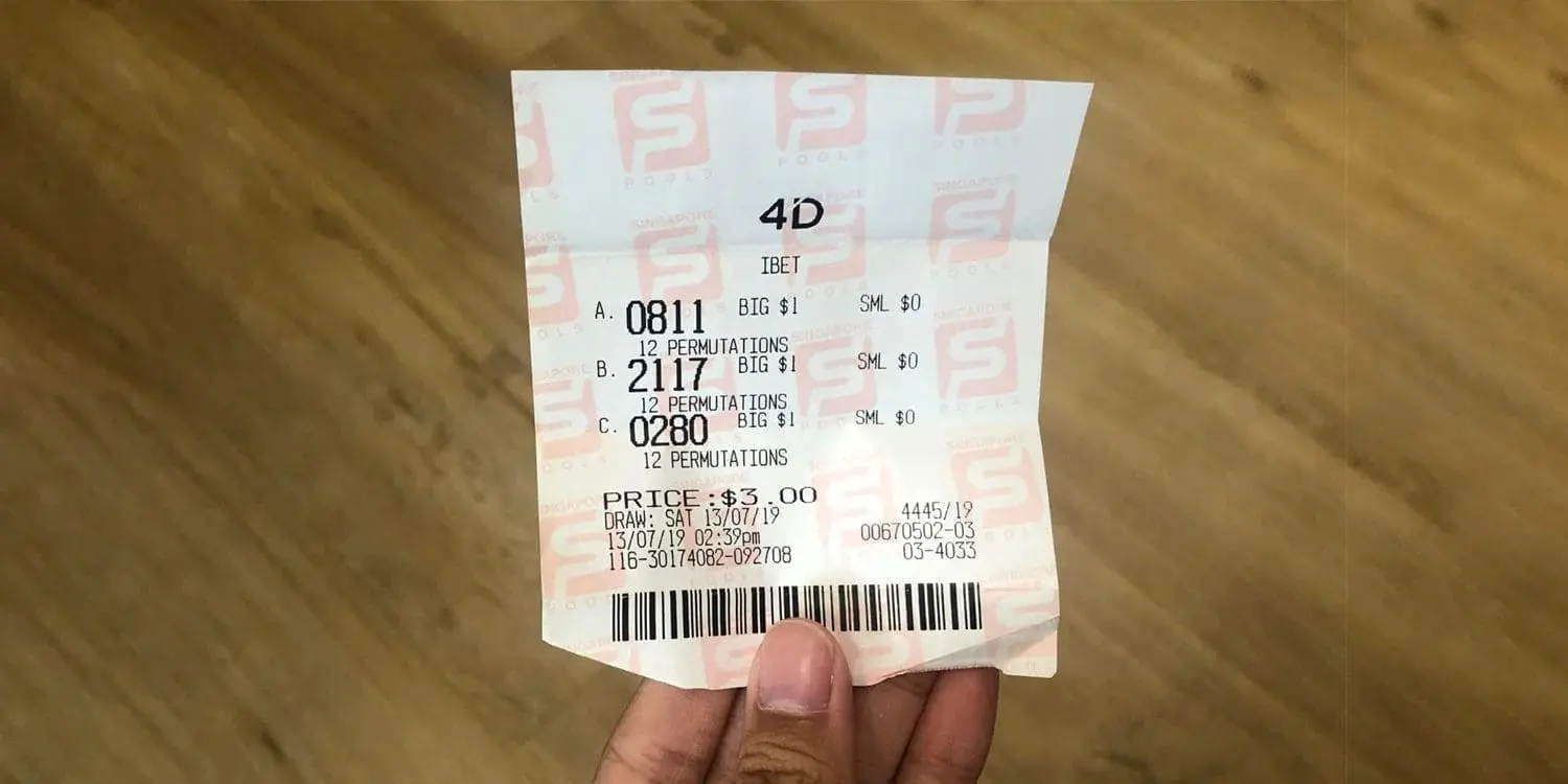 4D ticket