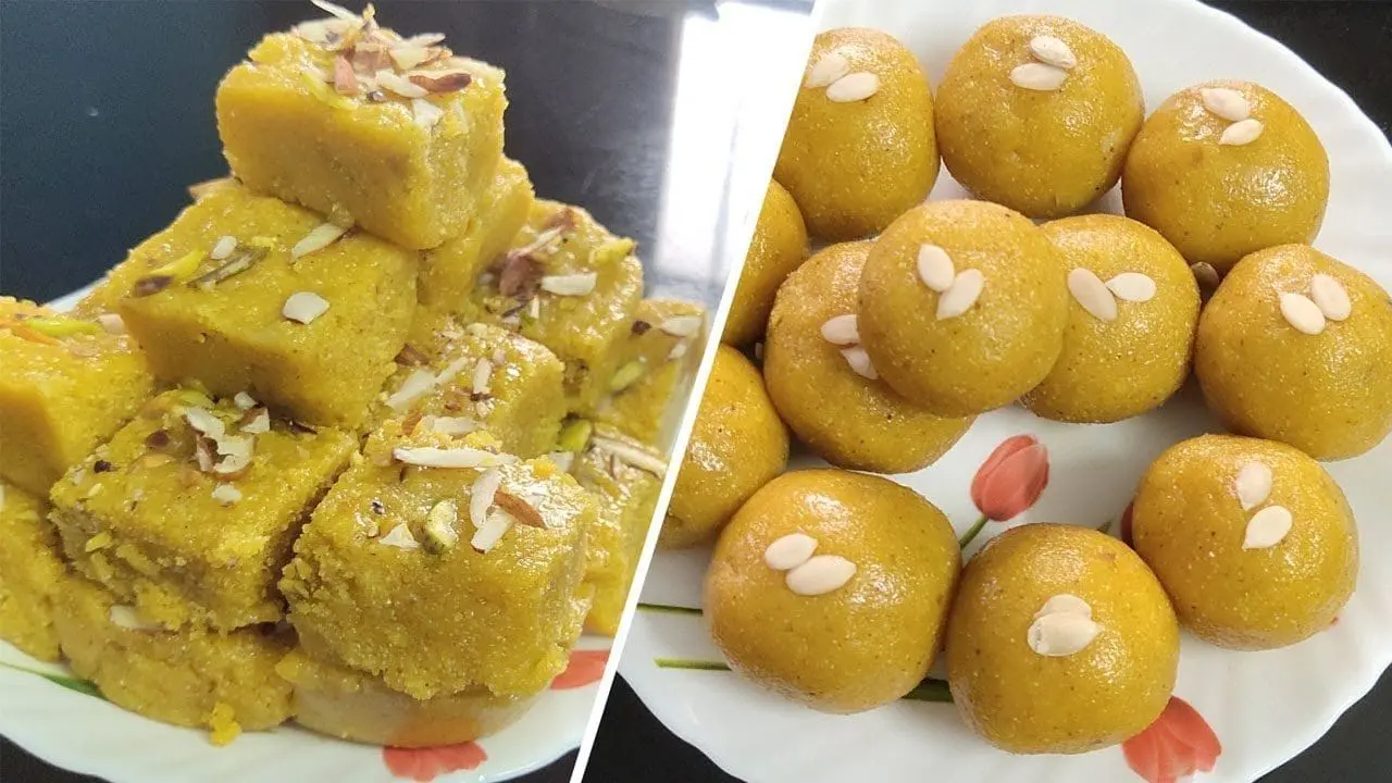 ladoo and barfi