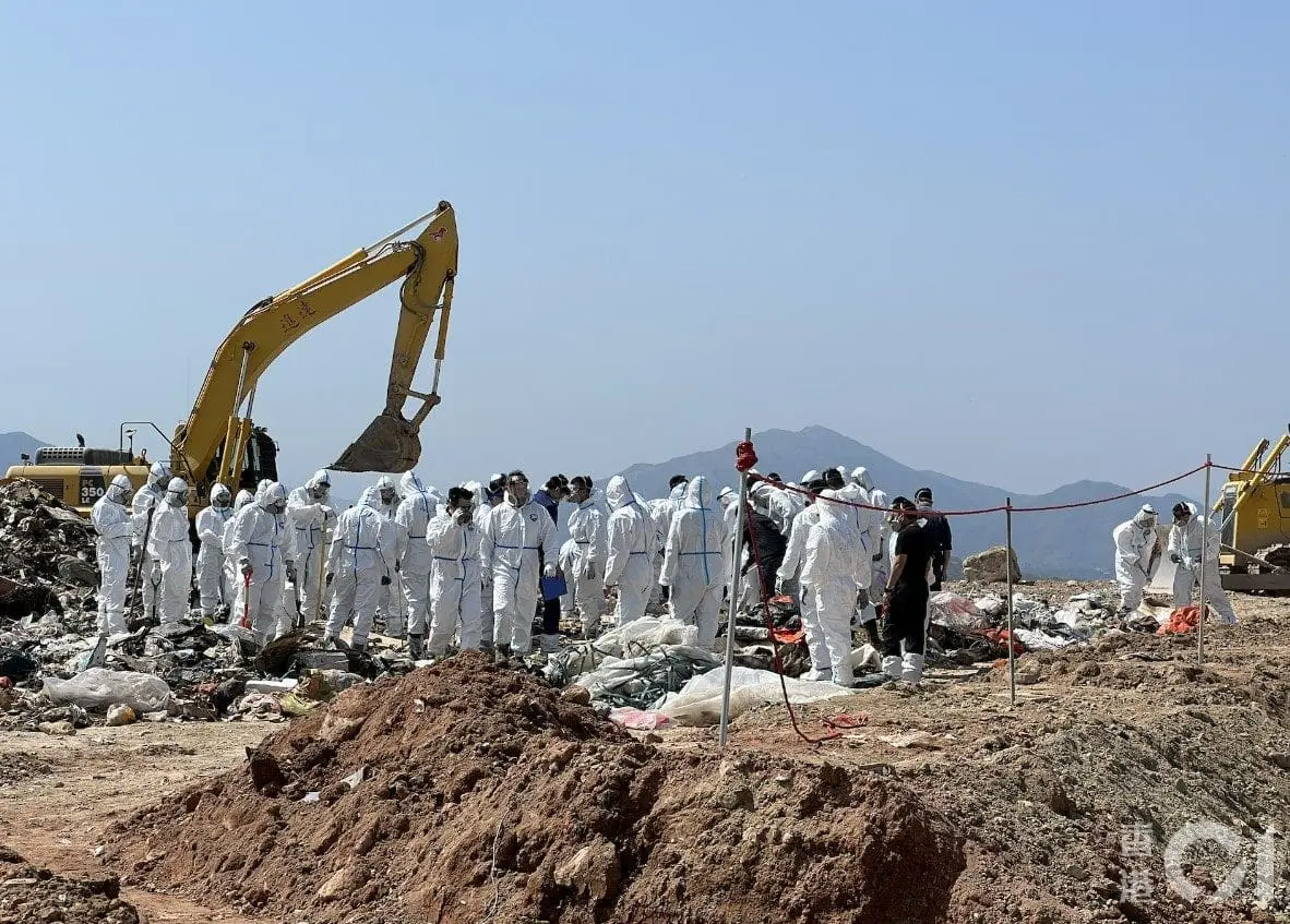HK police dig through Ta Kwu Ling landfill to find Abby Choi's body parts