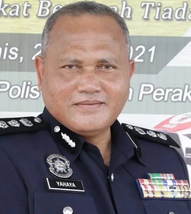 Ipoh district police chief Assistant Commissioner Yahaya Hassan