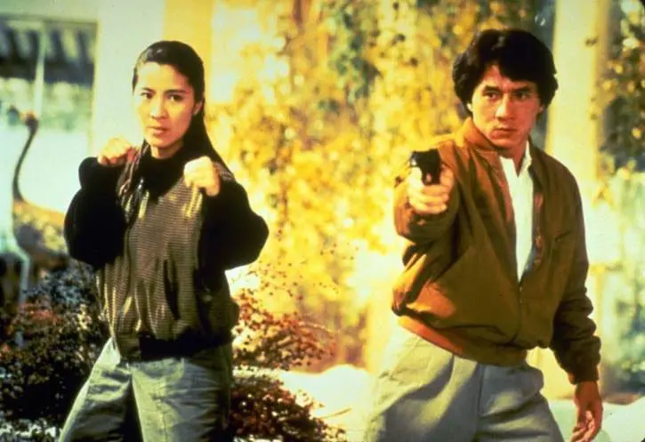 Michelle Yeoh and Jackie Chan in Police Story 3