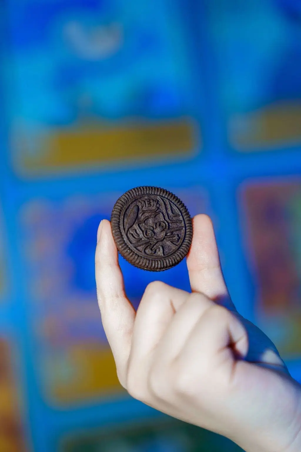 OREO Pokémon cookie close up