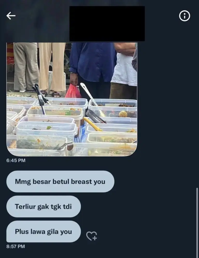 "Your Breasts Made Me Drool" — M'sian Woman Sexually Harassed By Stalker At Ramadan Bazaar