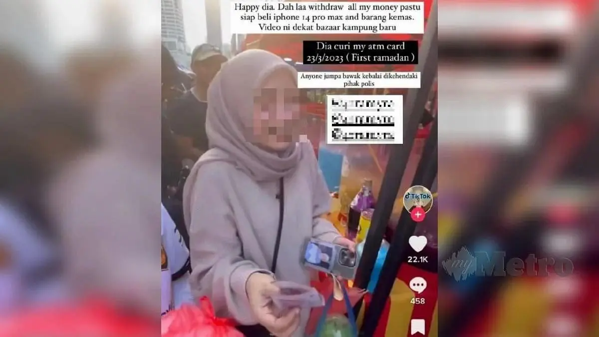 M'sian Woman Allegedly Steals RM8,200 From Step-Aunt's Account To Buy An iPhone 14 Pro