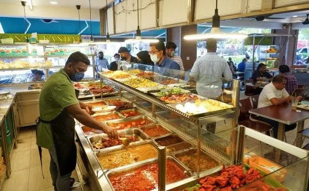 Mamak stall in Malaysia