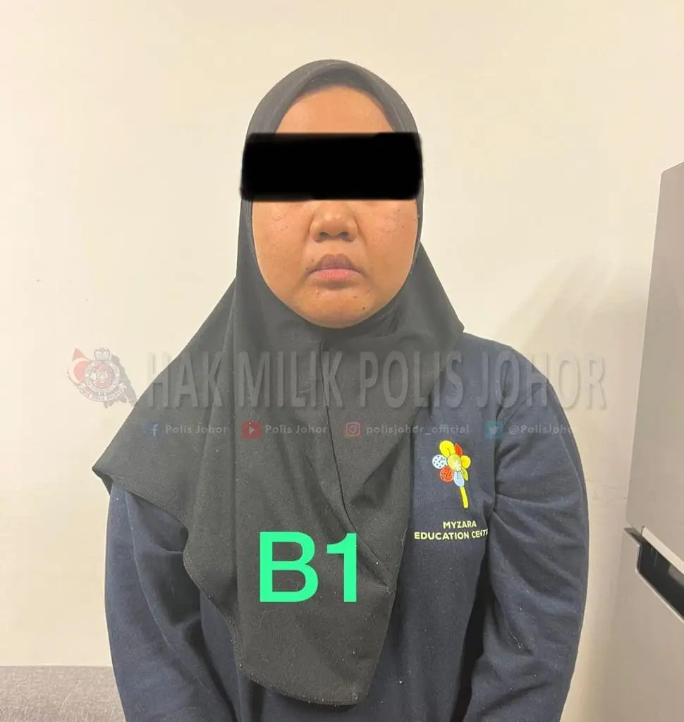 21 years old Malaysian baby sitter arrested.