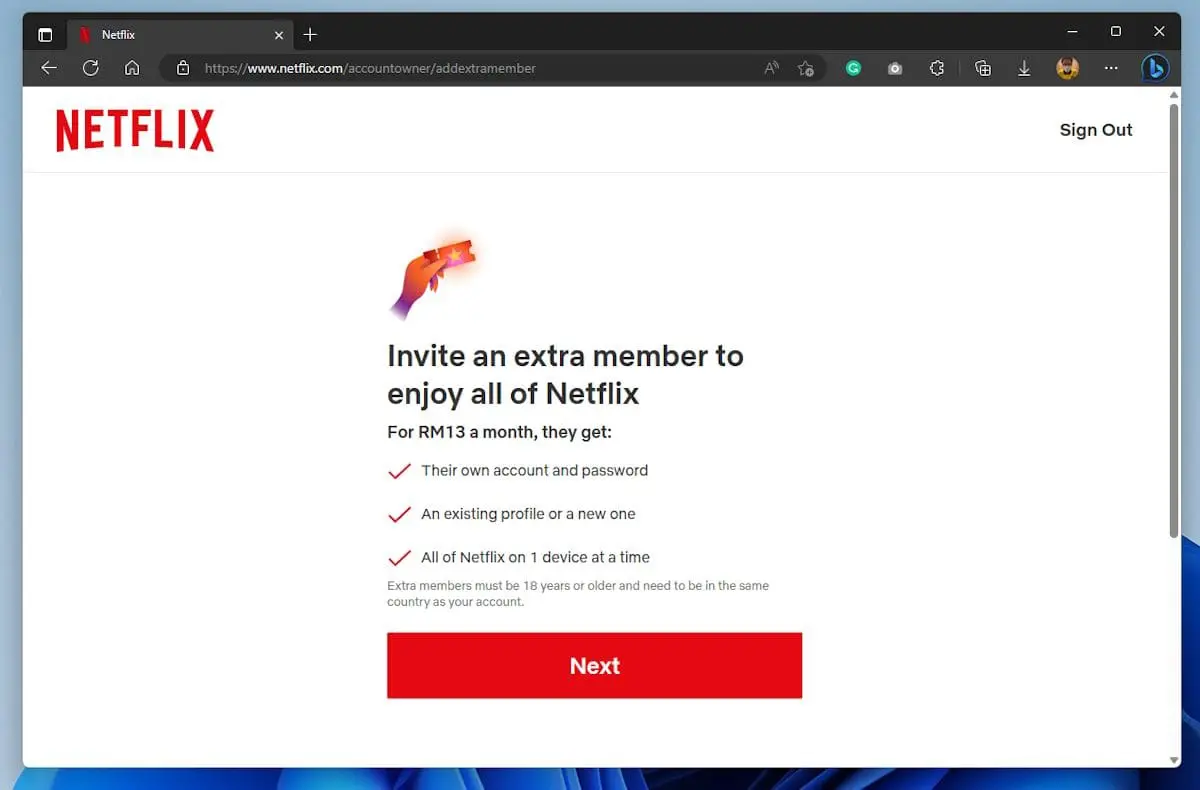 Still Sharing Your Netflix Account With Others In M'sia? Be Ready To Fork Out An Extra RM13 For It