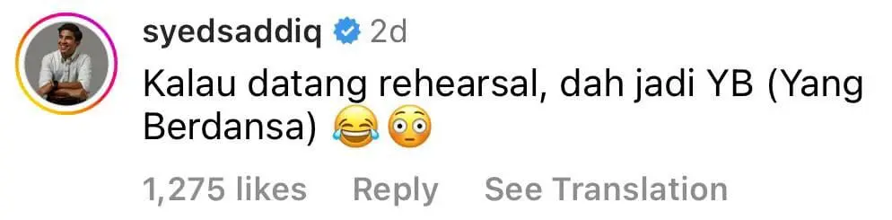 Syed Saddiq Wows Netizens By Dancing In Traditional Sabah And Sarawak Costumes With TikToker comment 2