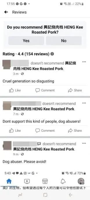Heng Kee Roasted Pork Owner's Son Responds After Father Was Accused Of Chaining And Dragging Dog Behind Vehicle