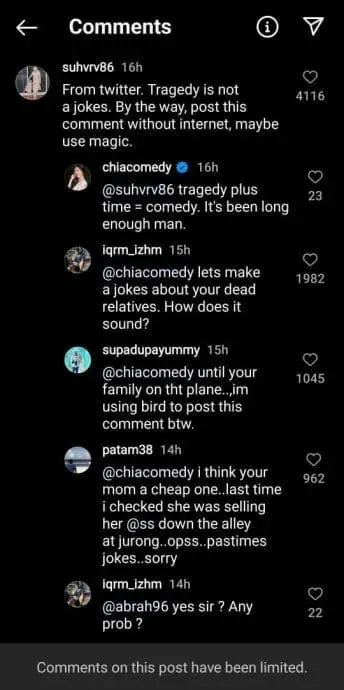 Jocelyn Chia Defends MH370 Joke, Claims M'sians 'Don't Understand Humour'