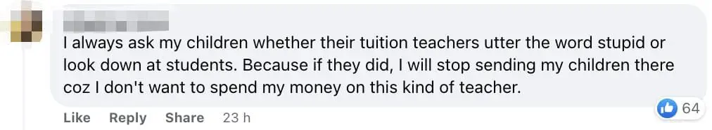 M'sian Violin Teacher Exposed For Cussing Students And Calling Them 'S*hai' On Instagram comment 2