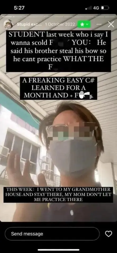 M'sian Violin Teacher Says Sorry For 'S*hai' Remarks, Files Lawsuit Against Woman Who Exposed Him