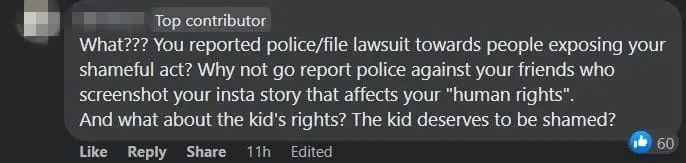 M'sian Violin Teacher Says Sorry For 'S*hai' Remarks, Files Lawsuit Against Woman Who Exposed Him comment 2