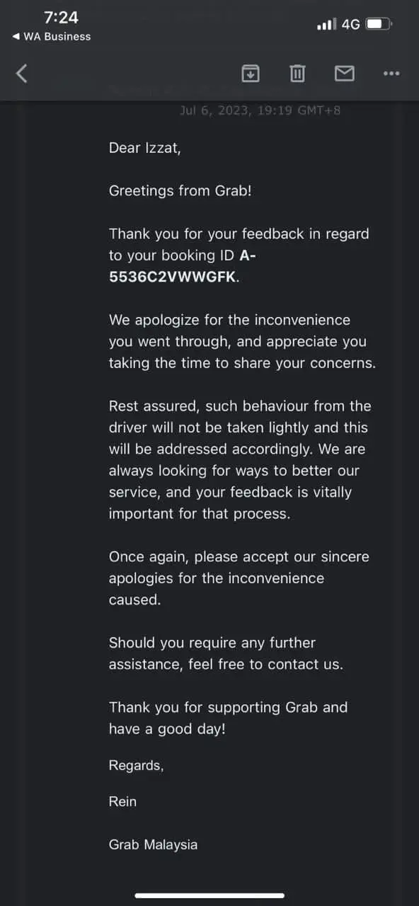 M'sian Claims Grab Driver Wanted To Cancel Trip As She Was Overweight And Might Break His Car