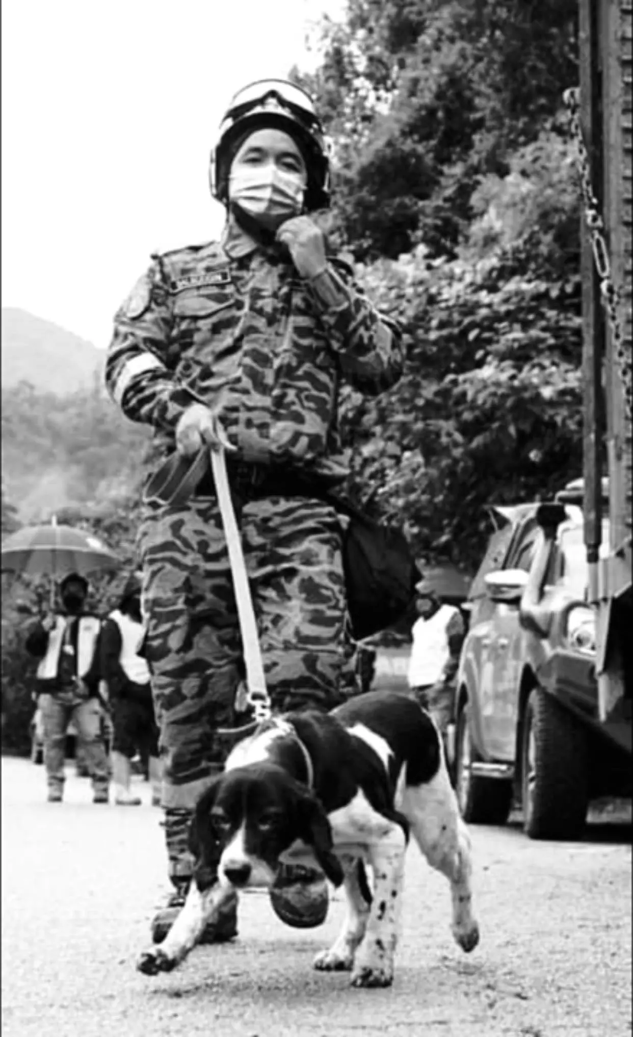 K9 Dog Blake, Who Was Part Of Batang Kali Rescue Mission, Dies Of Cancer