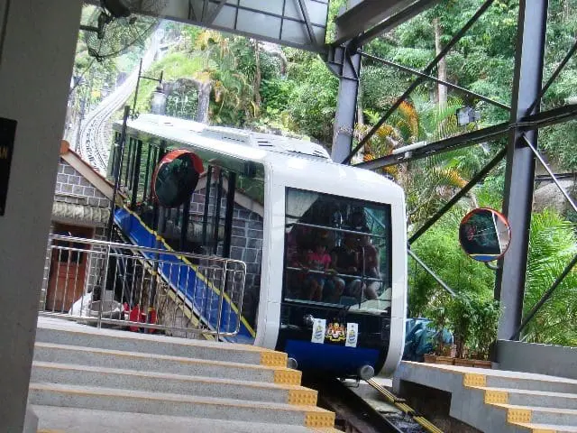 Penang Hill funicular train