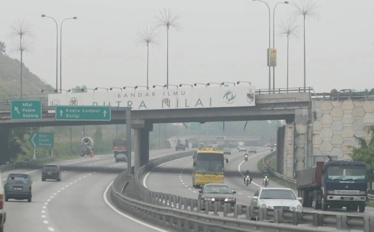 Haze in Nilai, Negri Sembilan