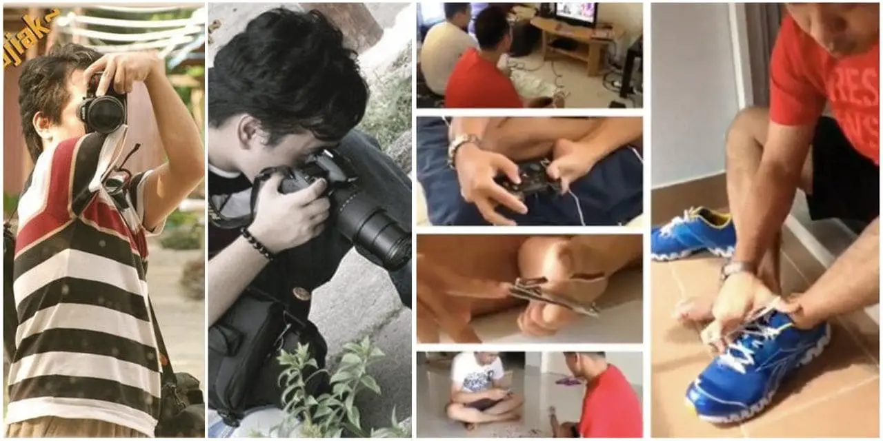 CK Loh doing some basic tasks