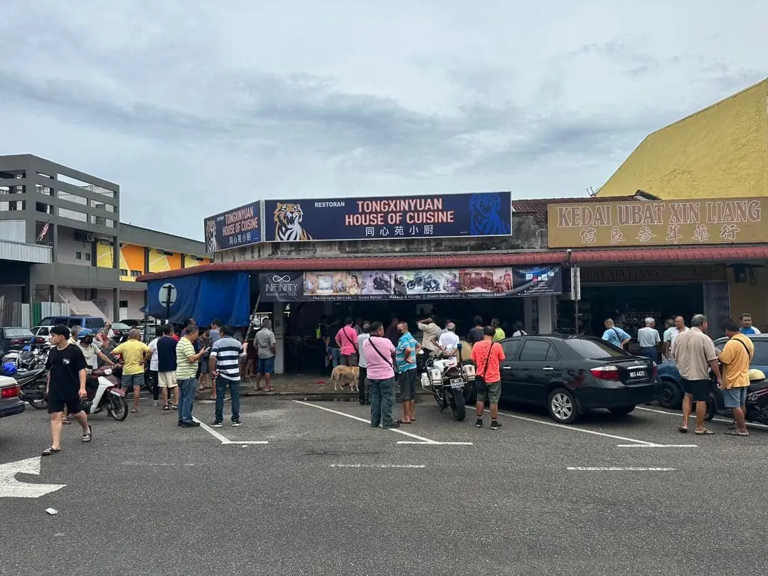 Tongxinyuan kopitiam in Bahau, Negri Sembilan