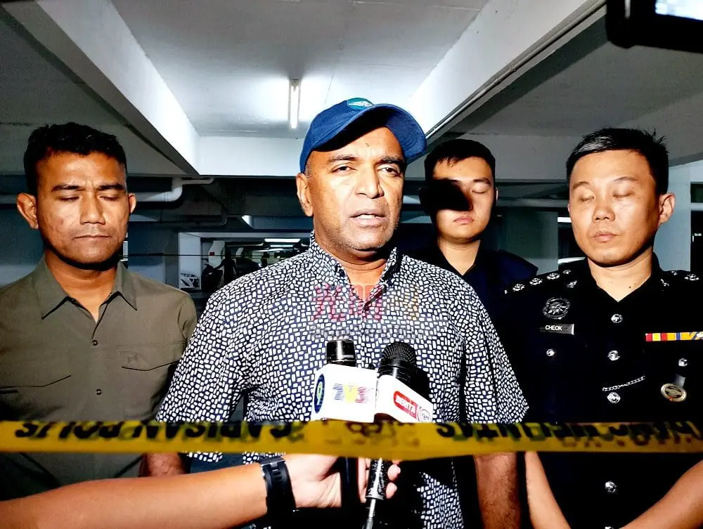 Acting Northeast police chief Superintendent V. Saravanan