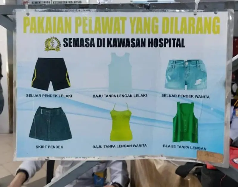 Dress code at Seberang Jaya Hospital