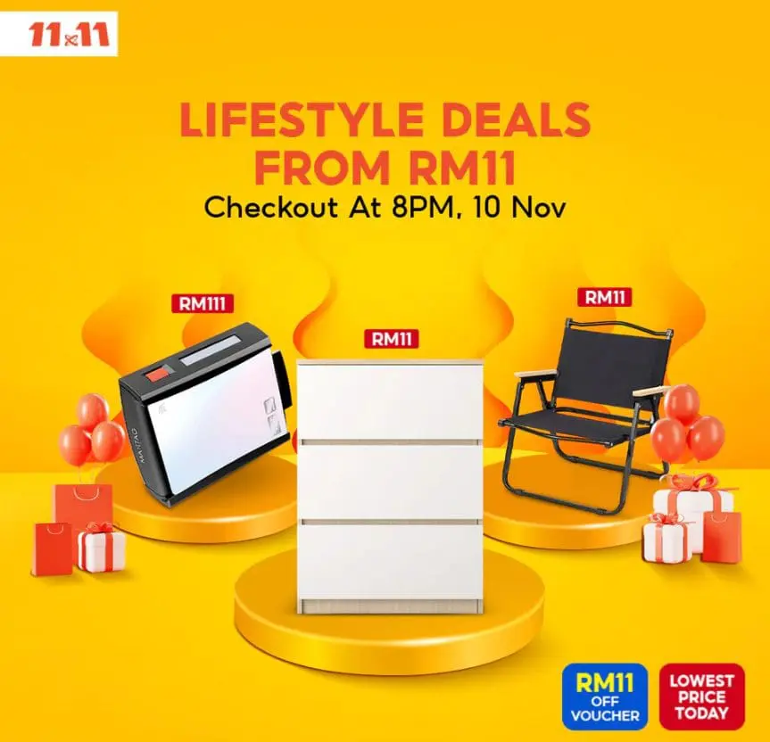 Shopee 11.11 Big Sale Lifestyle Deals
