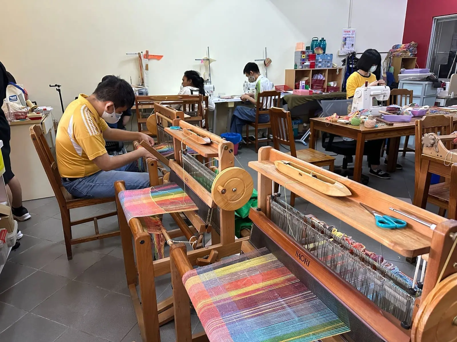 United Voice members sewing