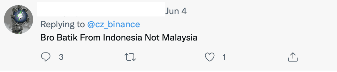 Binance CEO wears batik to visit Malaysia, left netizens from Indonesia unhappy