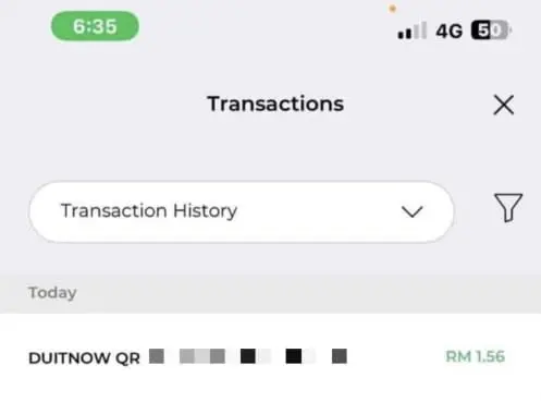 screenshot of durian seller paid only RM1.56