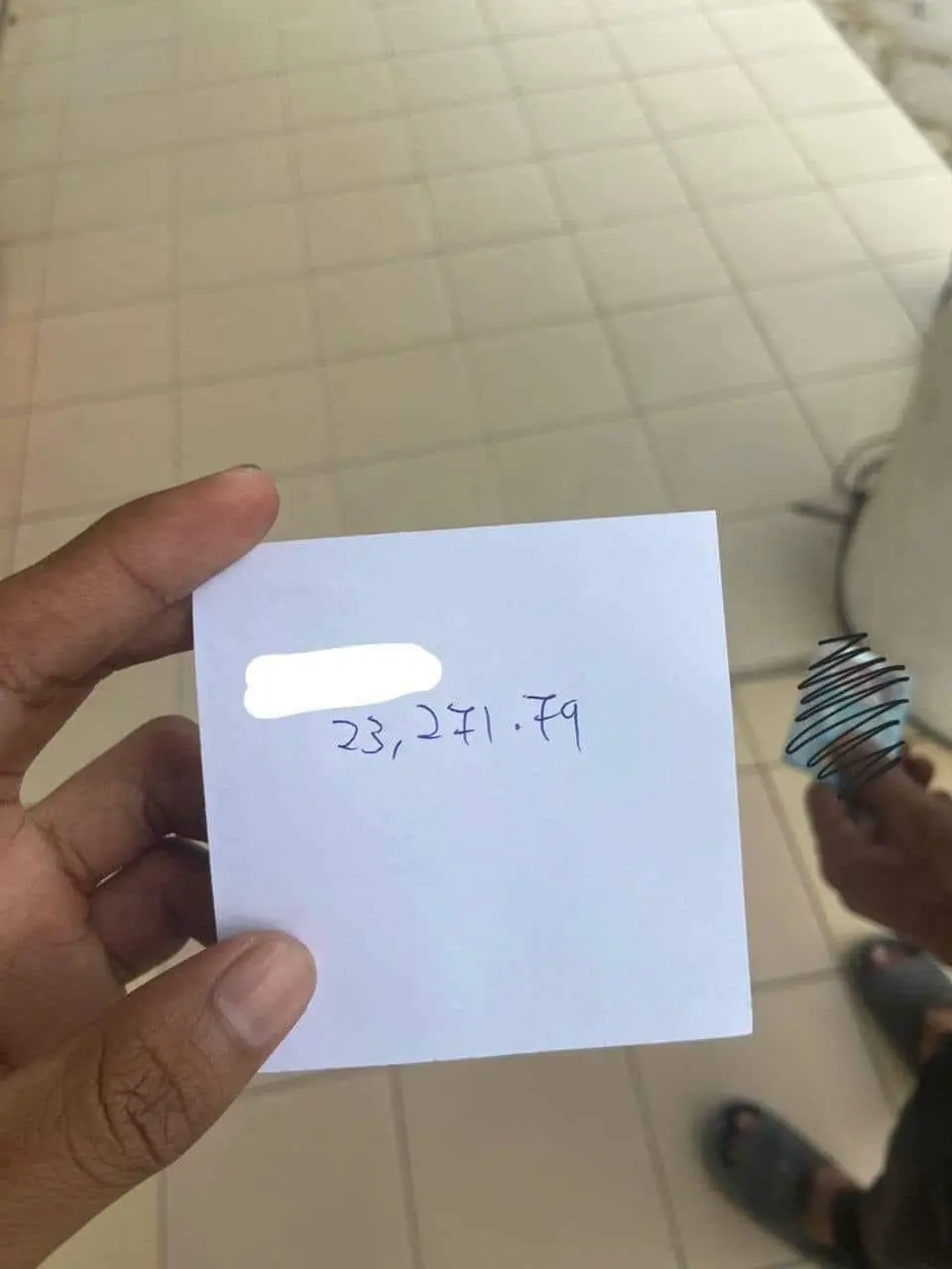 numbers on white paper