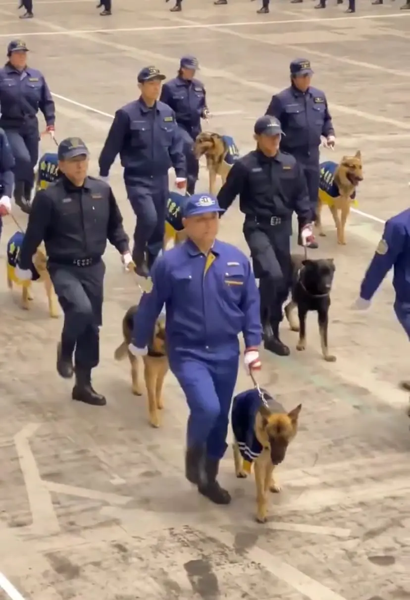 Chiba Prefectural Police at the Makuhari Exhibition Hall
