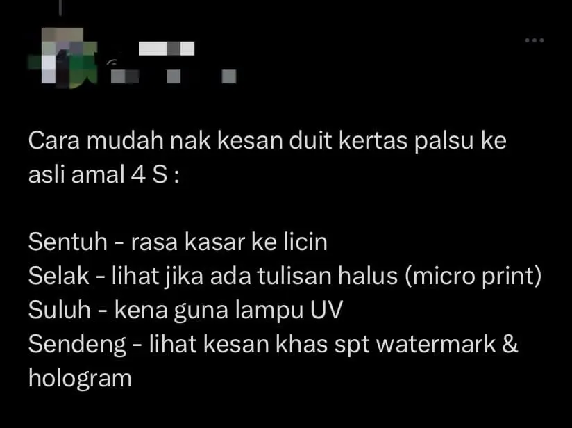 M'sian Seller Nearly Gets Tricked Into Accepting Fake RM50 Note Given By Customer - comment