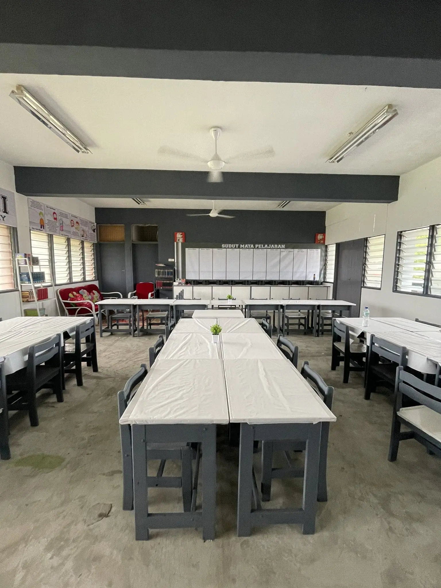 aesthetic classroom in Malaysia government primary school
