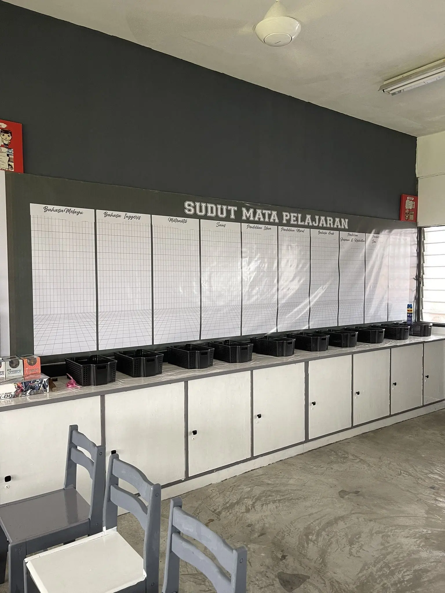 aesthetic classroom in Malaysia government primary school