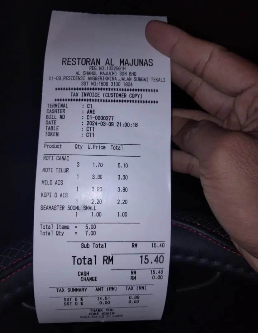 receipt