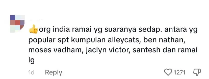 Malaysian Indian boy singing classic Malay song at Indian Wedding - comment