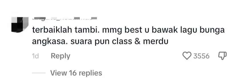 Malaysian Indian boy singing classic Malay song at Indian Wedding - comment