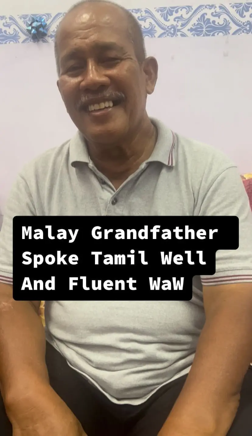Malaysian pakcik wows netizens by speaking in fluent Tamil 