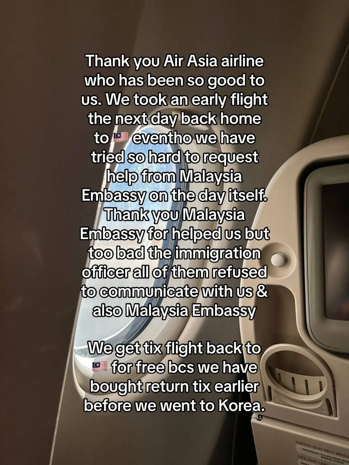 Malaysian Woman Sent Back Home From S.Korea For Not ‘Being Prepared Enough’ 