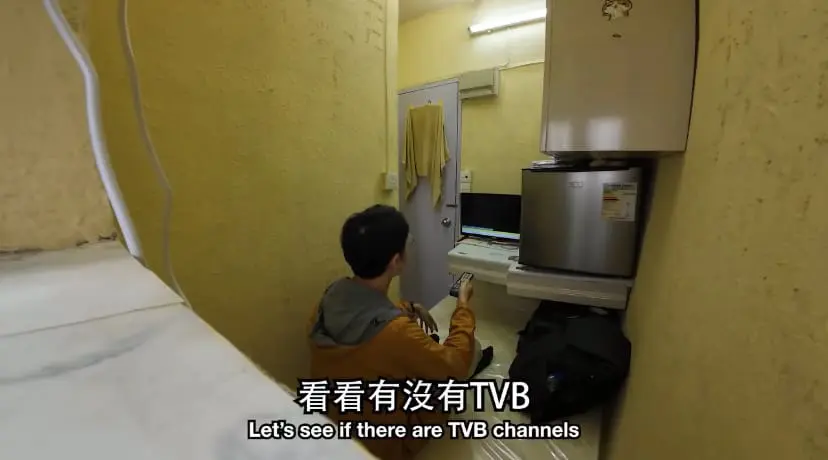 Zuwei, Malaysian who stays in a budget apartment in Hong Kong