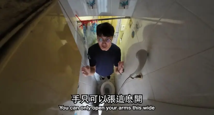 Zuwei, Malaysian who stays in a budget apartment in Hong Kong