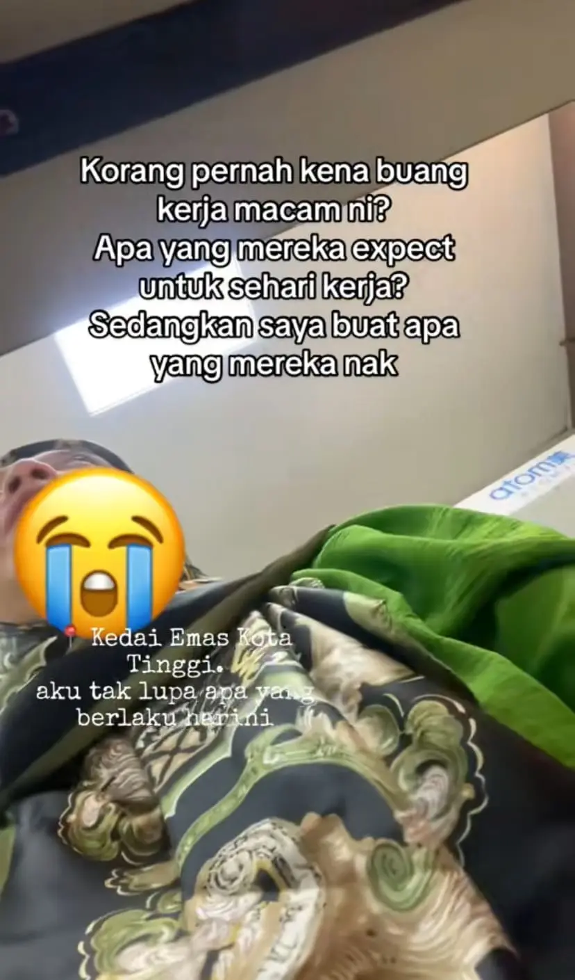 Malaysian woman got fired after 1 day of being hired