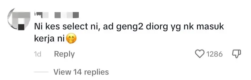 M'sian Woman Gets Fired After Just 1 Day Of Work, Slams Company For Accepting Her In The First Place - comment 