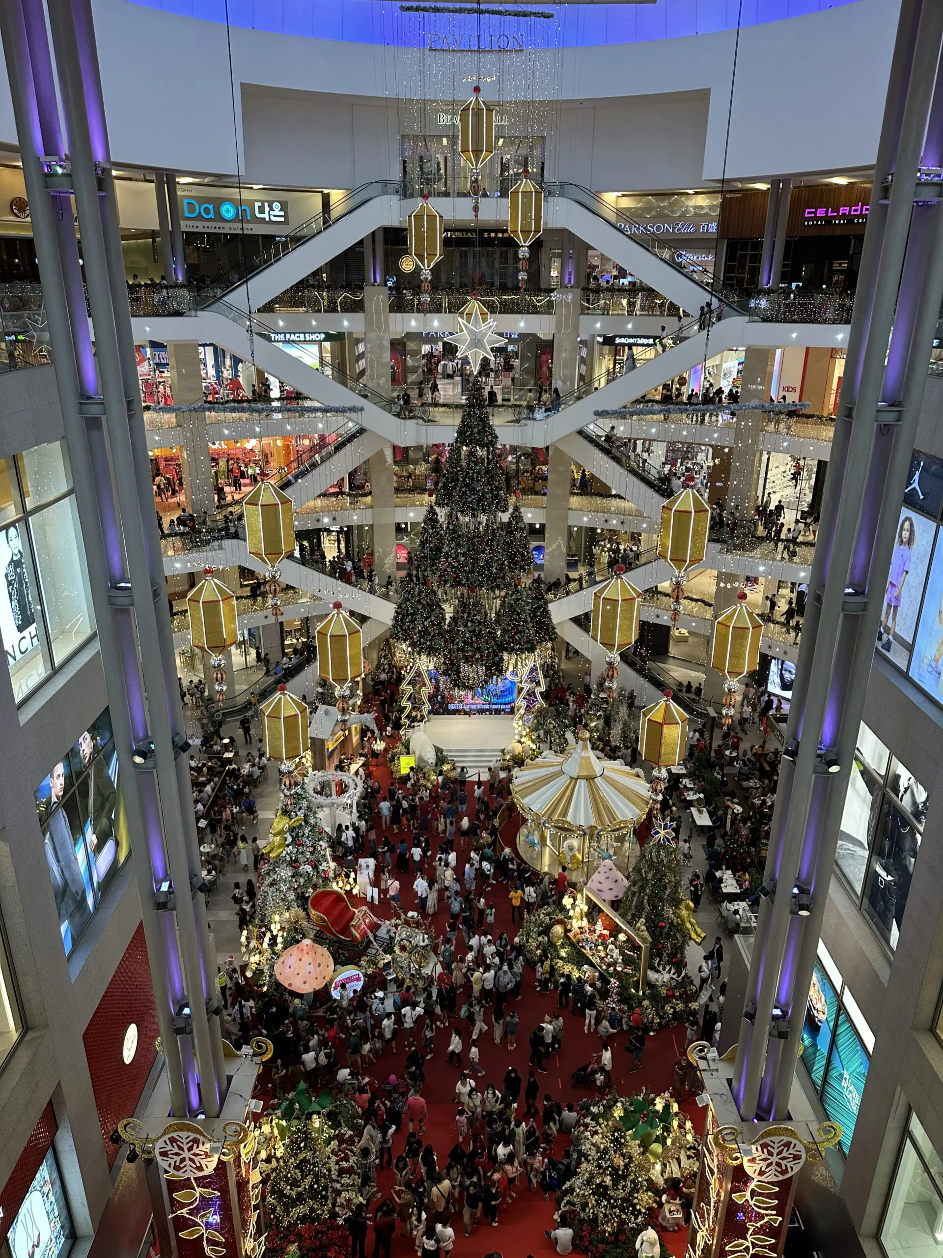 Christmas decoration at Pavilion KL