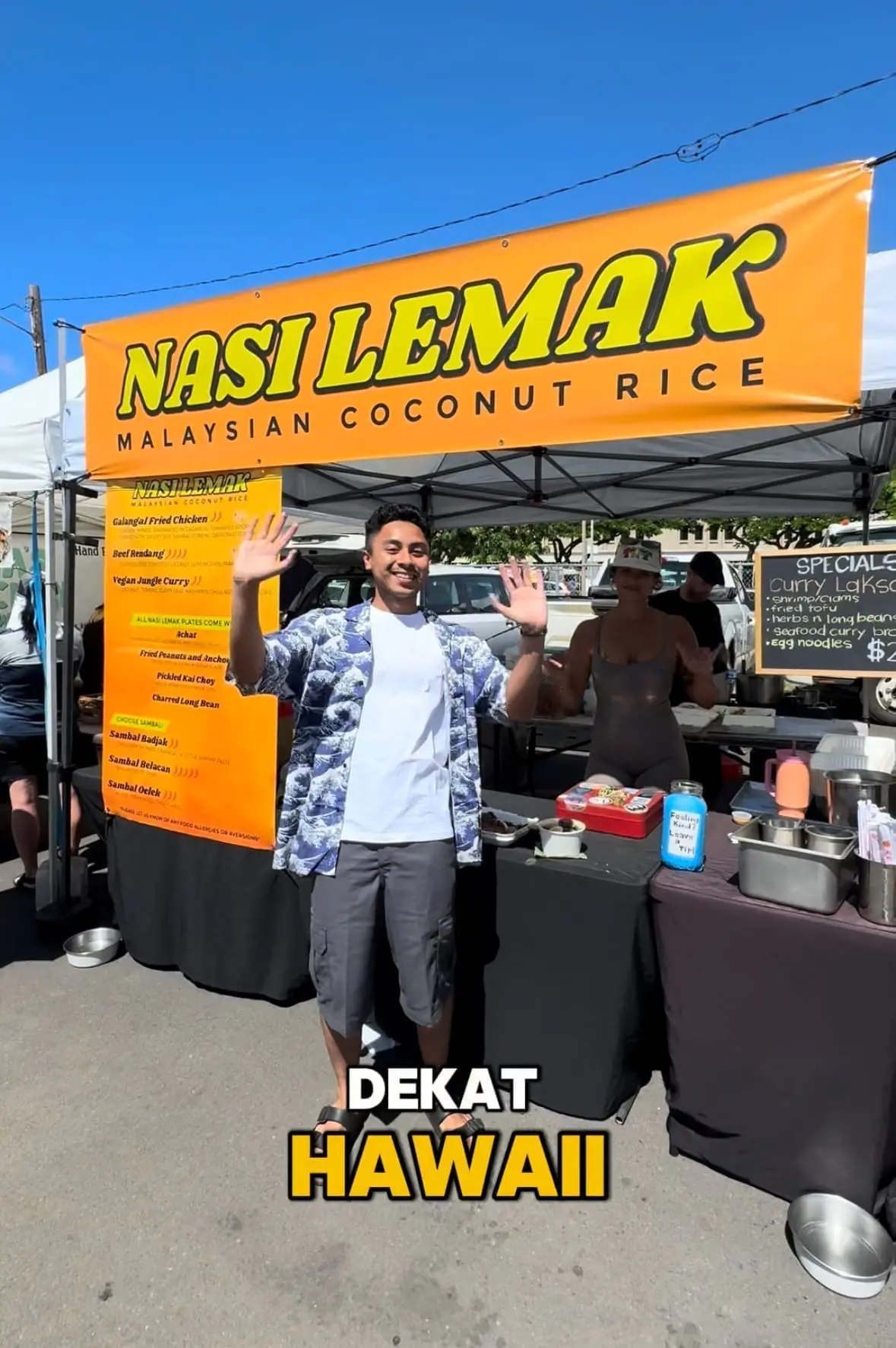 Aiman Ariffin - American Chef Serves Up Nasi Lemak With Acar & Pork Floss
