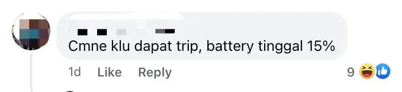 M'sians Amused To See EV Car Being Used As An E-Hailing Ride For Grab - comment