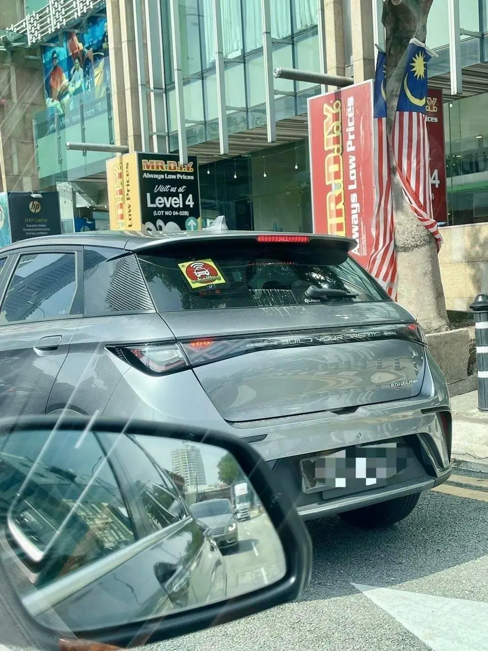 BYD Dolphin used as Grab car