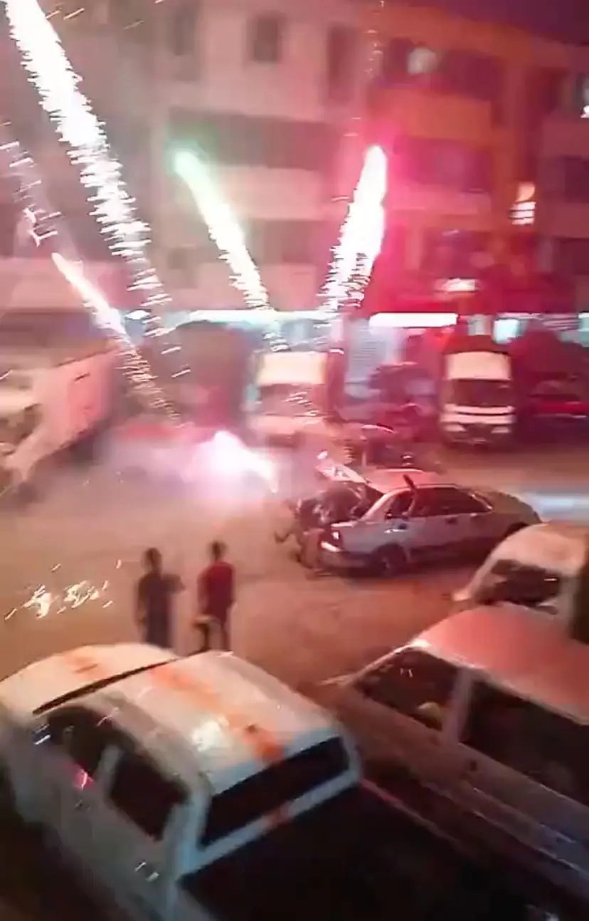 Firework blasted from Proton Waja in Selayang