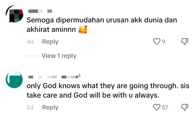 9-Month Pregnant M’sian Woman Runs Nasi Lemak Stall In Puchong, Says It Helps Her Forget The Pain - comment