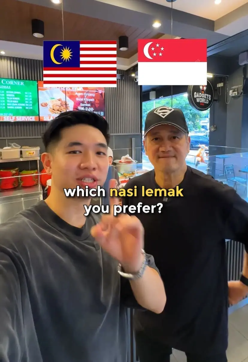 Pua Chu Kang, Gurmit Singh prefers Malaysian nasi lemak